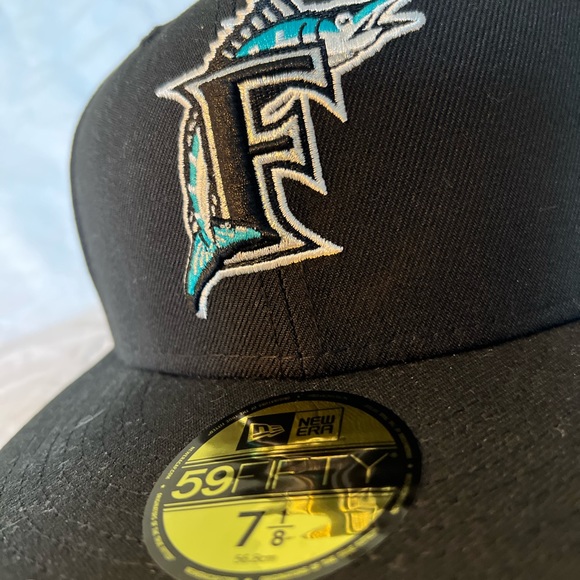 New Era 59Fifty Florida Marlins Pastel Pop fitted Cap, ‘97 World Series patch - Picture 2 of 5